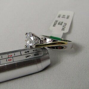 Cubic Zirconia | Stainless Steel | Weeding Band | Women's | Size 5 | New